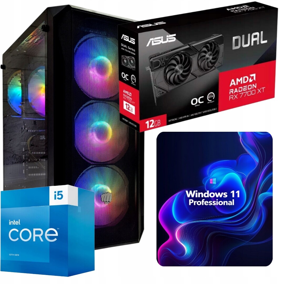 Počítač I5 32GB Rx 7700XT 12GB WIN11PRO