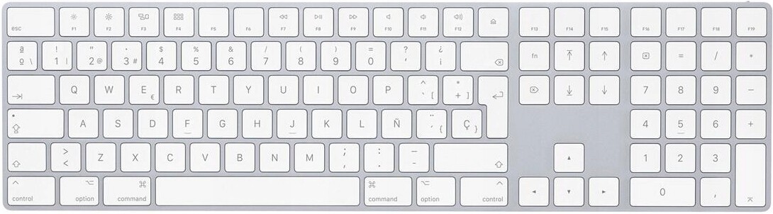 Originální klávesnice Apple Magic Keyboard Numeric Keypad Spanish Qwerty Es