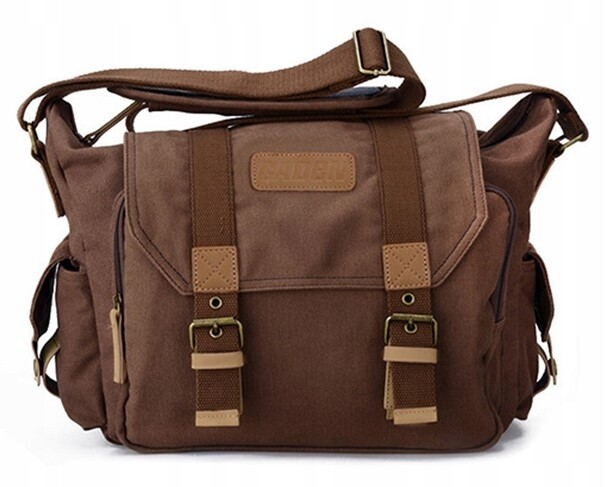 Fotografická taška na fotoaparát Vintage Retro Velká přes rameno