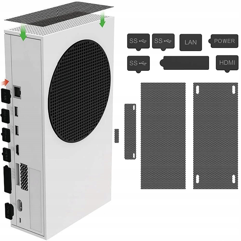 Zabezpečení Sada Proti Prachu Kryt Xbox Series S krytky