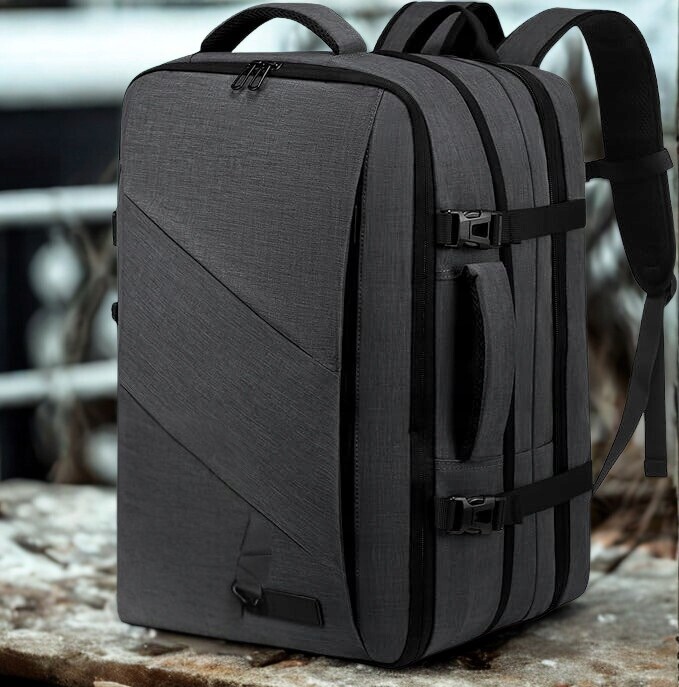 Lovevook Batoh na cestovní zavazadlo 30–40 L, rozšiřitelný, kabinový, pro notebook