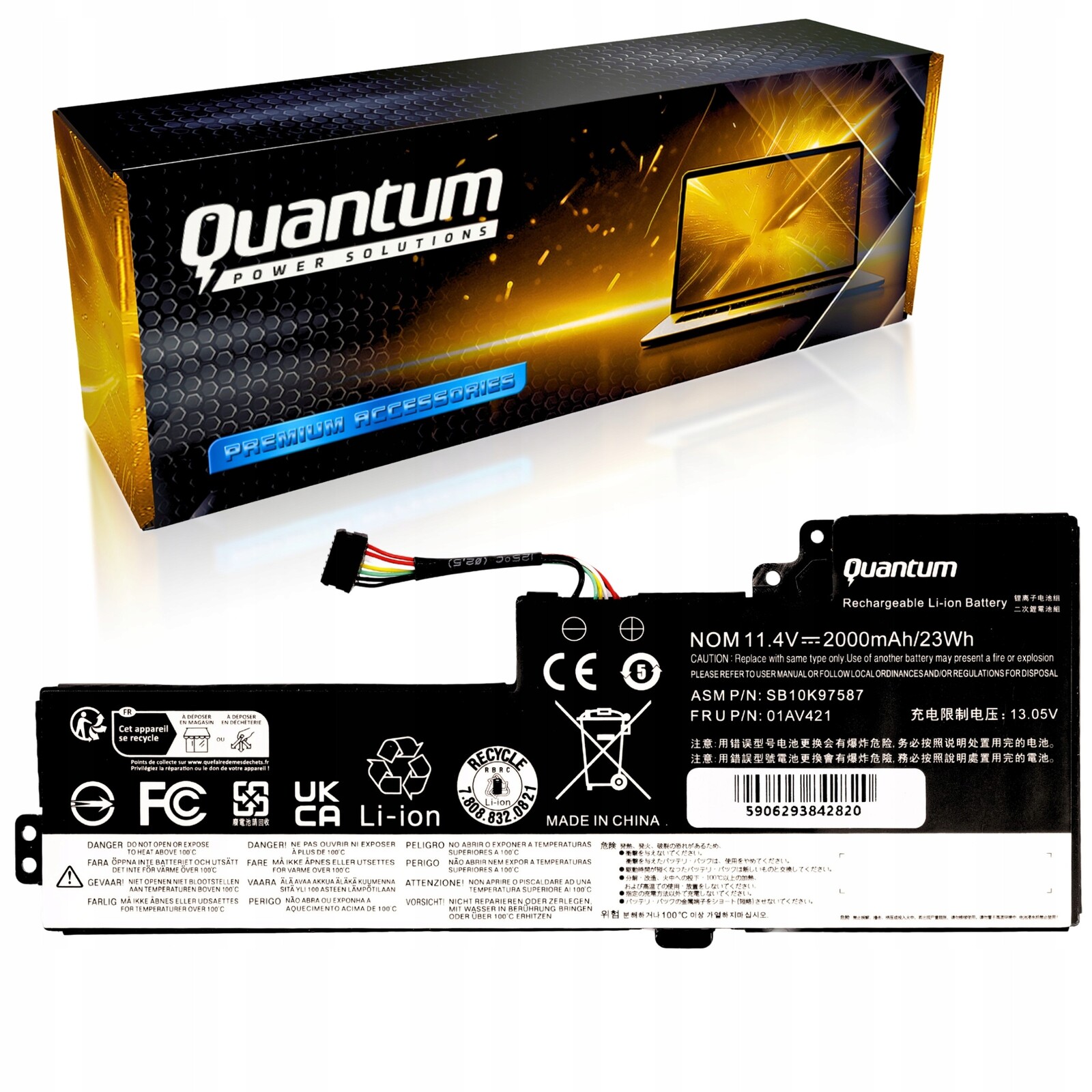 Baterie 01AV421 pro Lenovo ThinkPad T470 T480 A475 A485 A285 01AV489