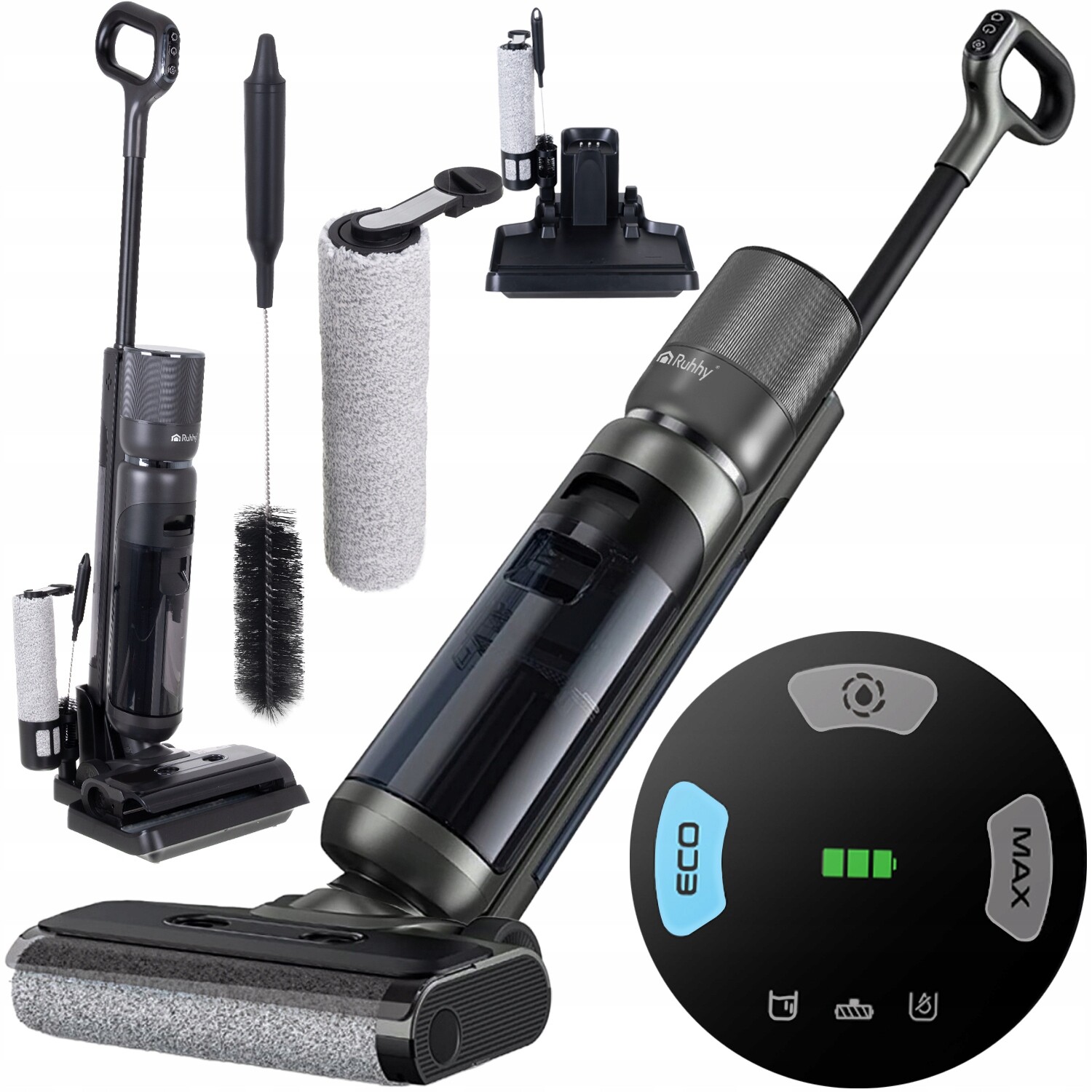 Vysavač mycí vysavač Ruhhy Lixo 200W Bldc 16 kPa Samočistící