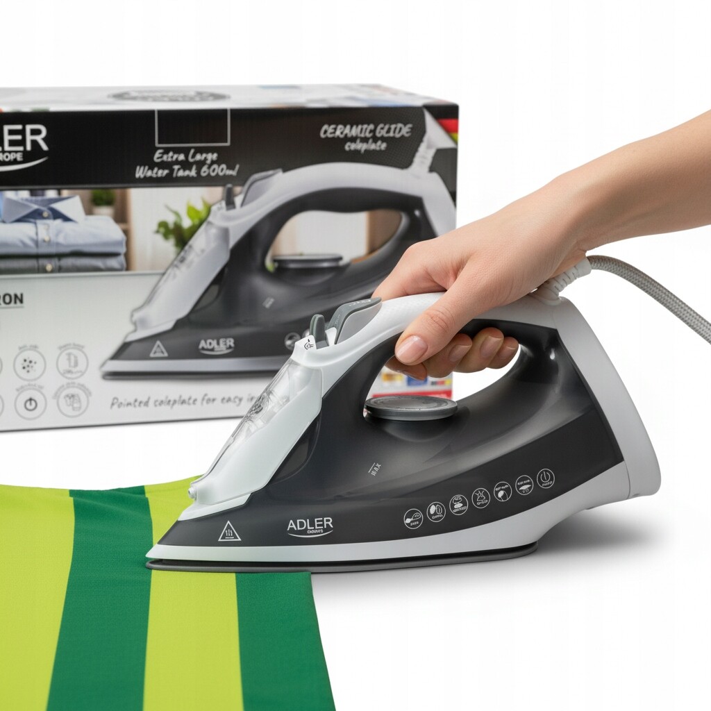 Žehlička 2600W Bezpečnostní Vypnutí Anti-calc Anti-drip Žehlení vertikálně Silné