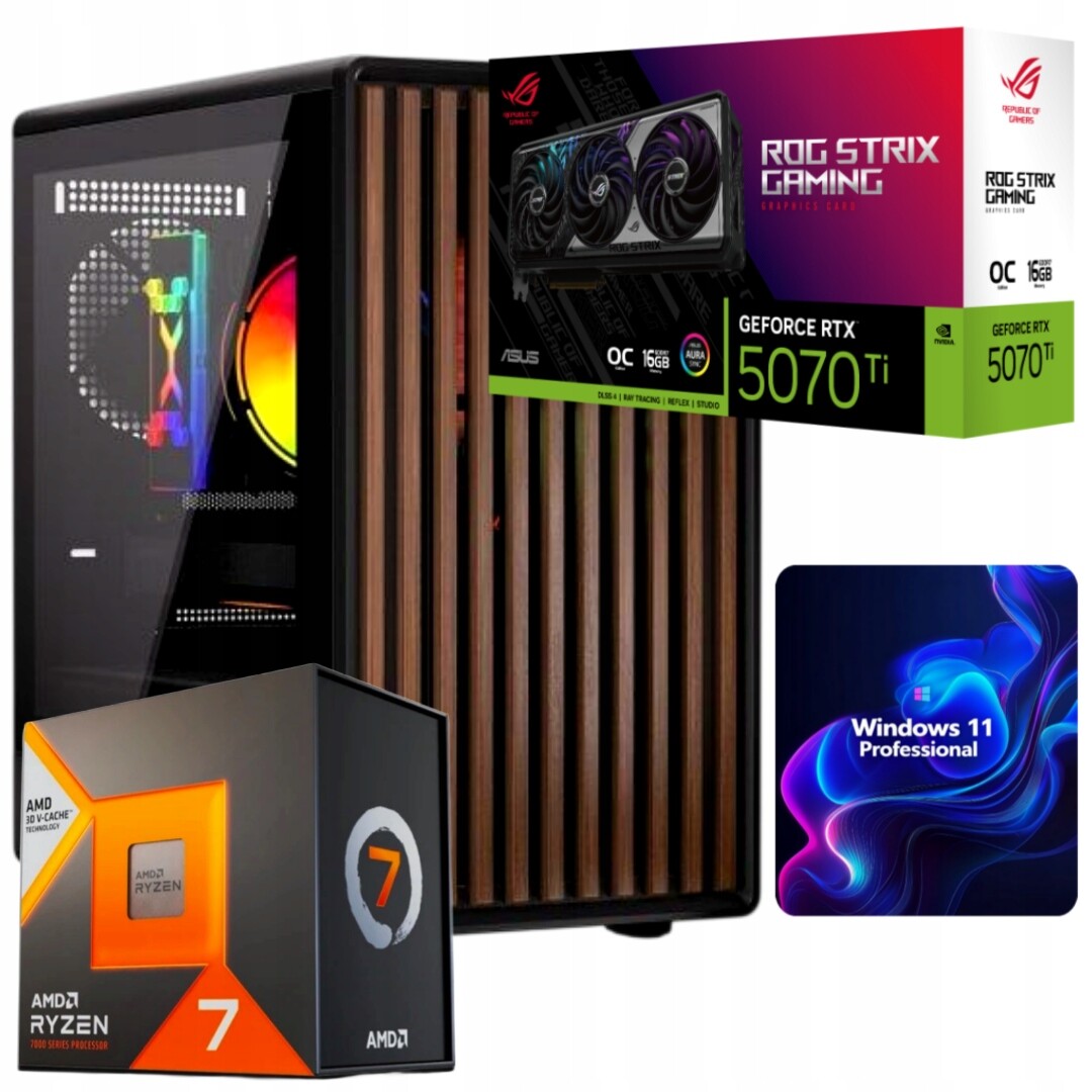 Počítač ProLine R7 7800X3D/32GB/RTX 5070 TI/1TB M.2 SSD/W11