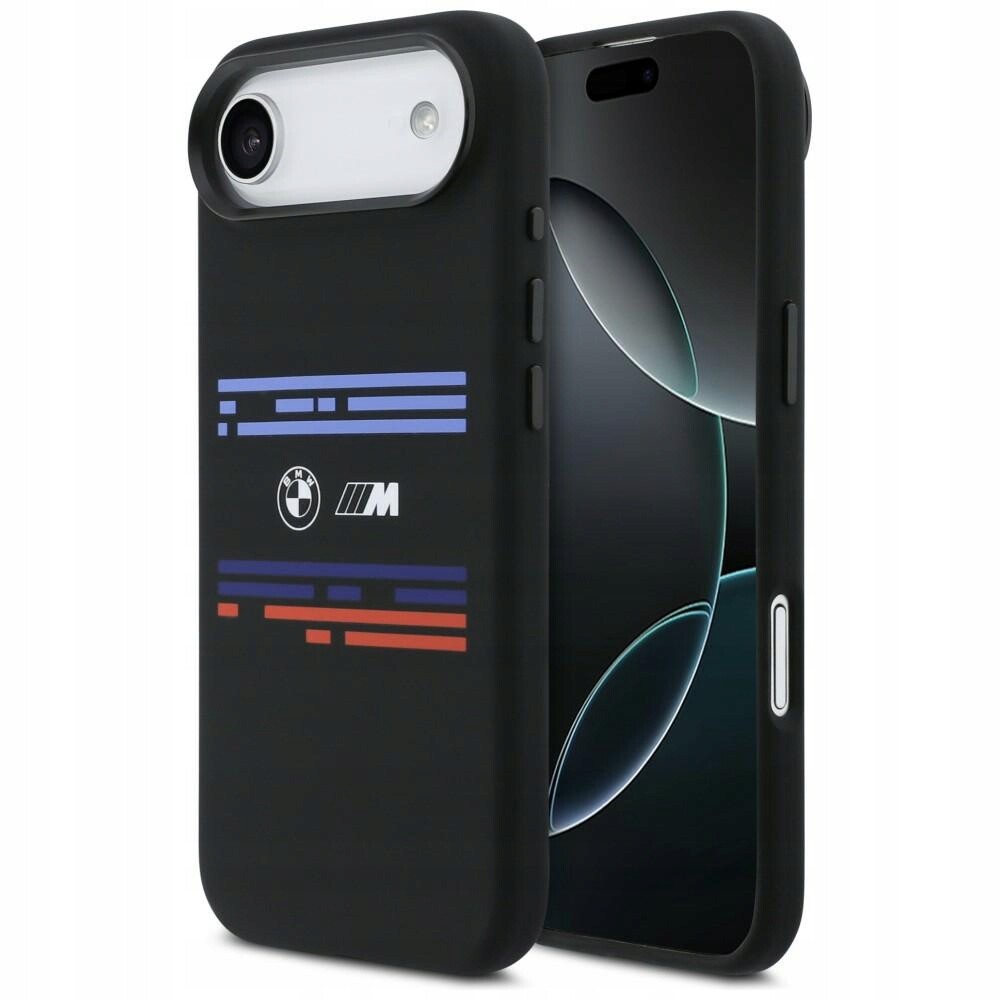 Pouzdro Bmw M Silicon Horizontal Line MagSafe pro iPhone Air, černé