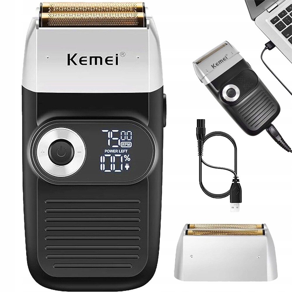 Holicí Strojek Zastřihovač Vousů Holicí Strojek LCD 5W 14*6CM