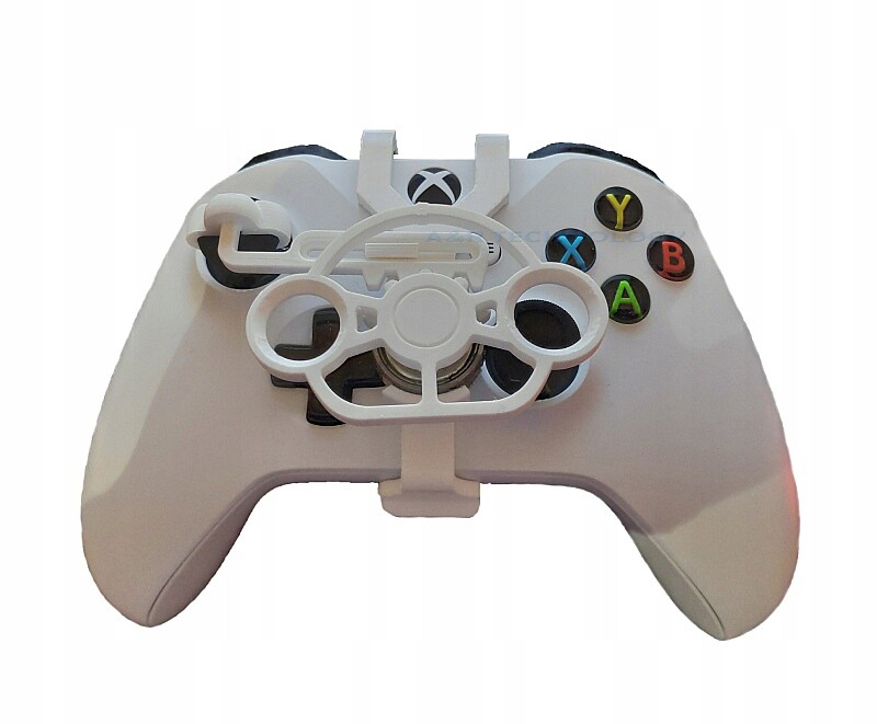 Xbox One One S Na Pad Kontroler nástavec Mini Volant Game Wheels Bílá
