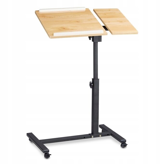 Přenosný skládací stolek pod notebook pro práci i domácí studium Relaxdays