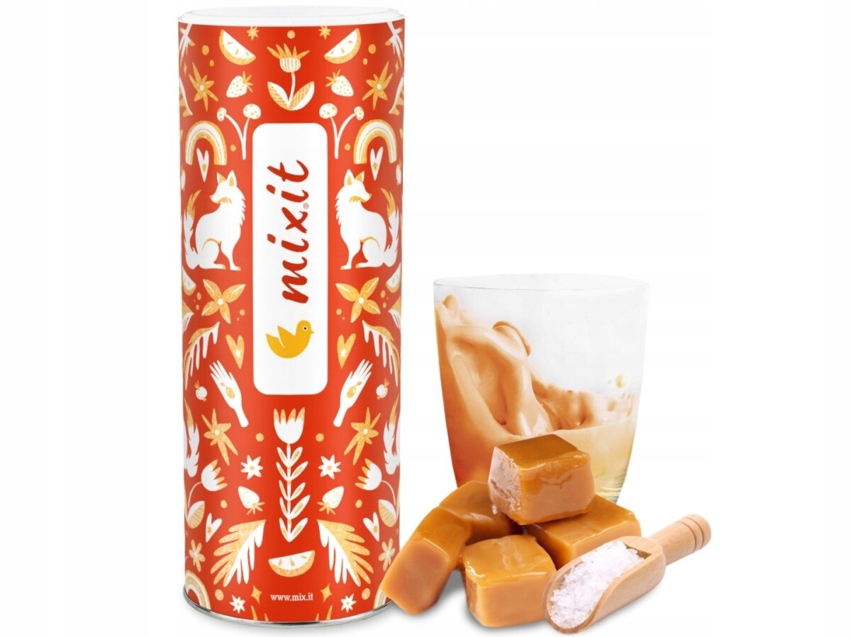 Mixit Proteinový nápoj v tubě s příchutí slaného karamelu 800 g (20 porcí)