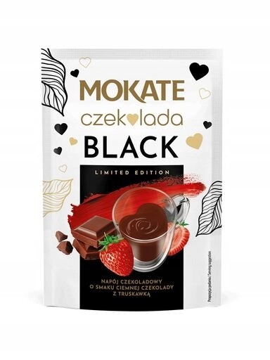 13 x Vánoční zimní čokoládový nápoj Tmavá čokoláda s jahodou Mokate 40 g