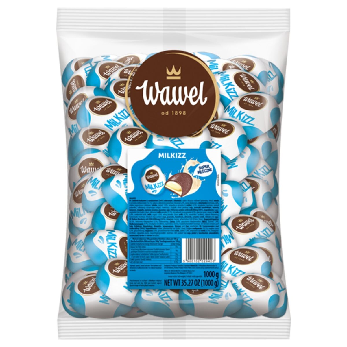 Wawel Milkizz Vajíčko 1 kg čokoládové s mléčnou náplní