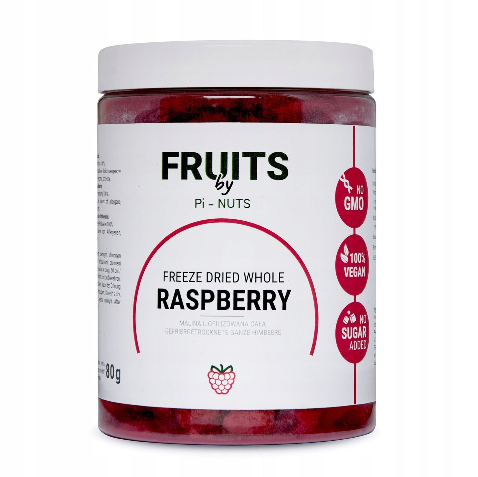 Malina liof. celá sušená Velké Balení