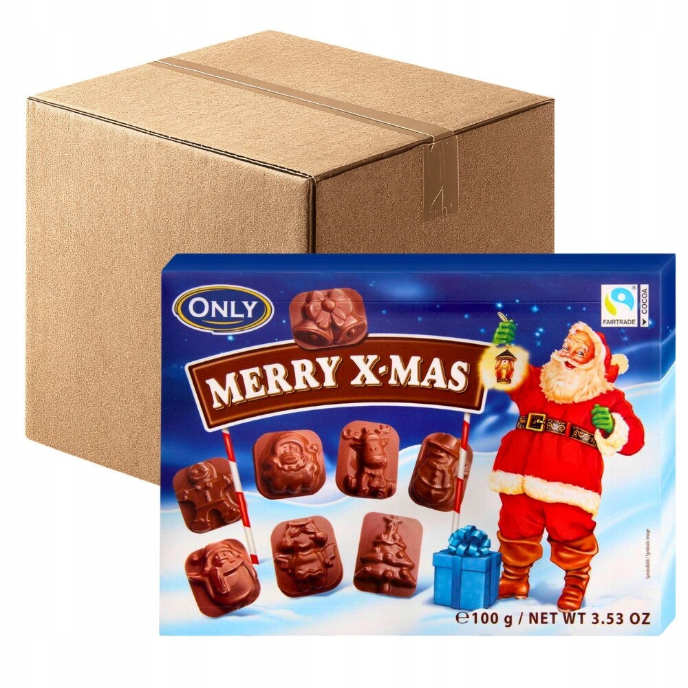 Only Mléčné čokoládky Mikuláš 22x100 g
