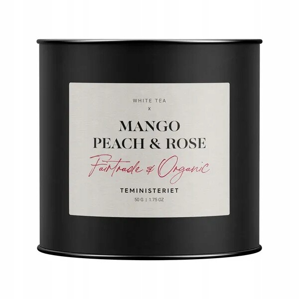 Teministeriet Fairtrade Collection Mango, broskev a růže Čaj 50g