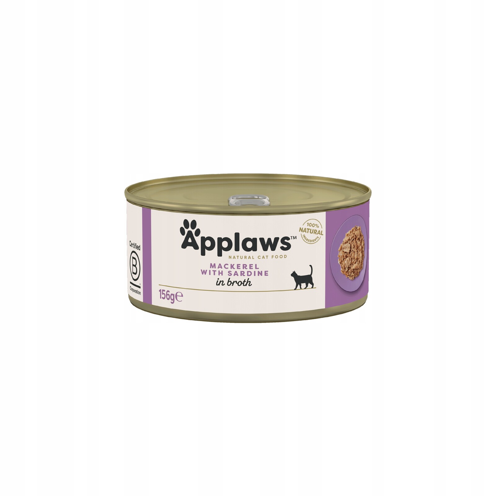 Applaws Premium mokré krmivo pro kočky Makrela Sardinka ve vývaru 16x156 g