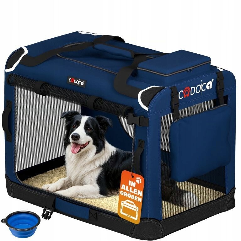 Přepravní Taška Přepravka Pro Psa Kočku XL 82x58x58 Modrá