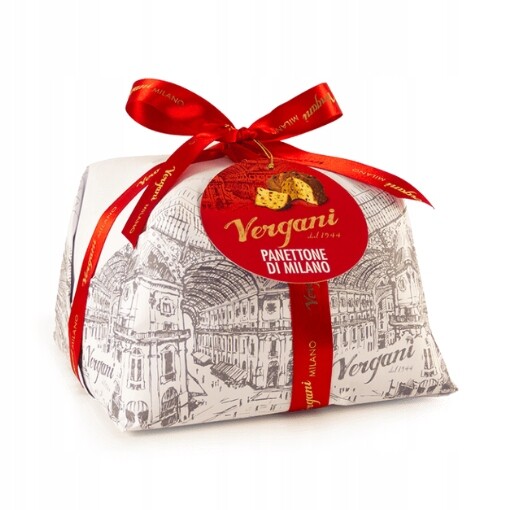 Vergani Panettone di Milano – italská bábovka s ovocem a rozinkami 1 kg