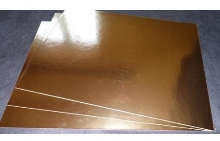 podložky pod dort oboustranné zlato/stříbro 12x18 cm obdélníkové 200ks 93-