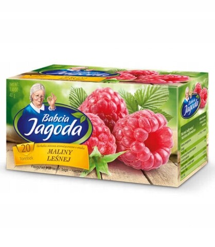 13X Babcia Jagoda Malina Lesní Čaj Ovocný 20 sáčků