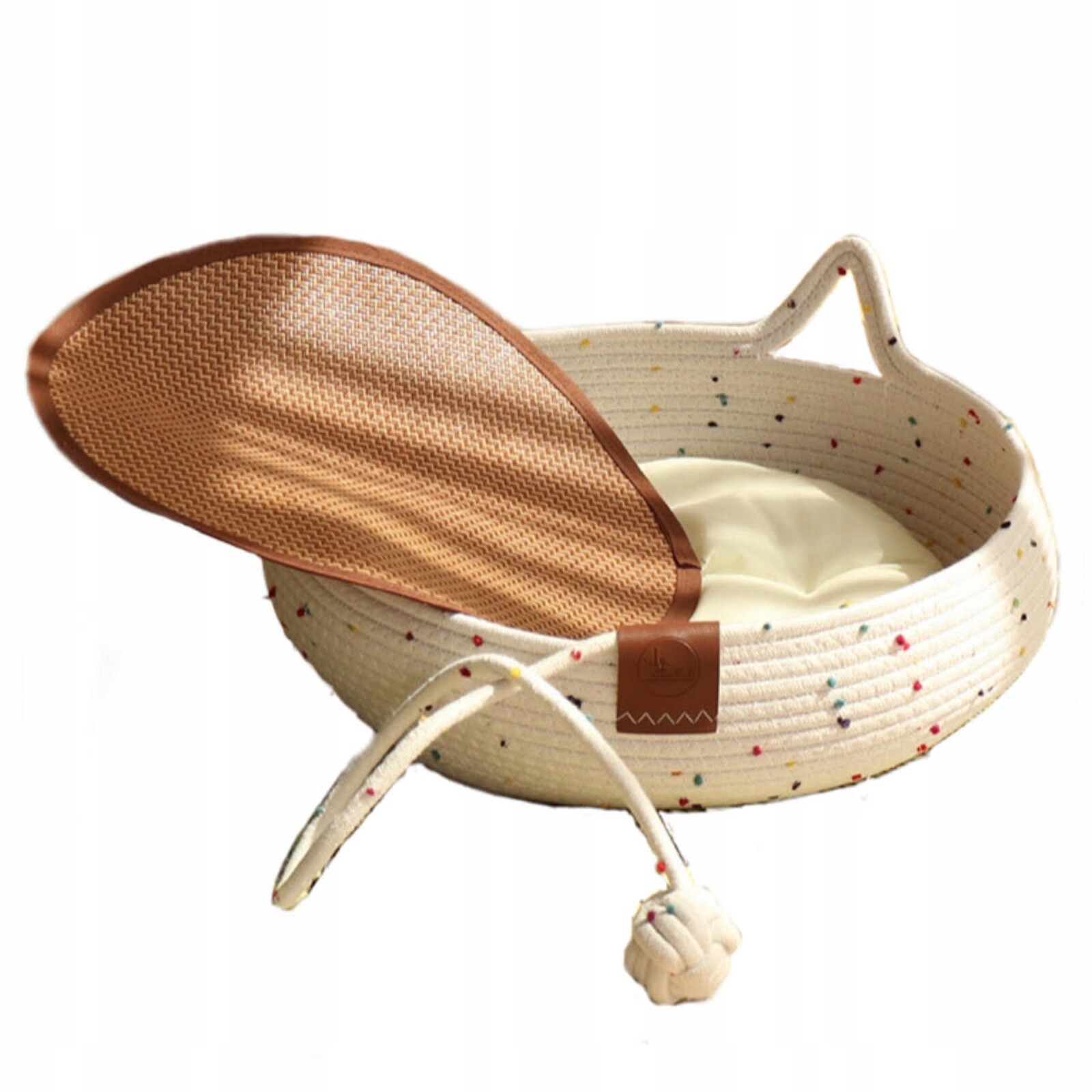 Pelíšek Pro Kočky Velké 46X46 CM Měkké Potah Polštář Siemiec