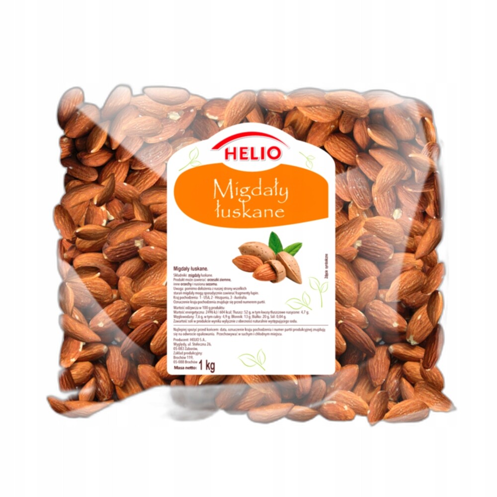 Kalifornské mandle Helio 1 kg