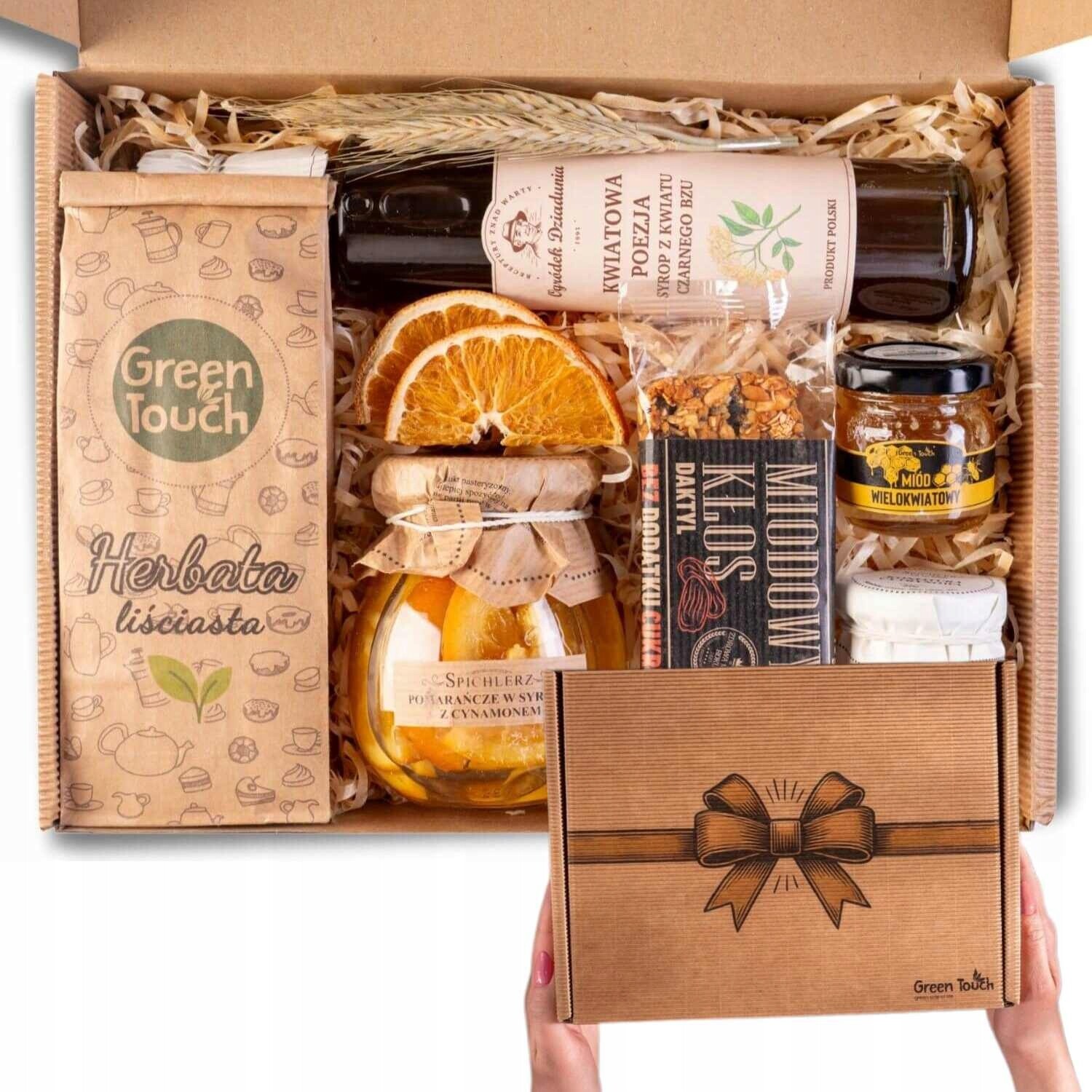 Košík Dárková Krabička Dárek Vánoční Dárek K Čaj Čaji Med