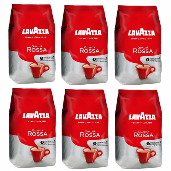 Lavazza Qualita Rossa míchaná zrnková Káva 6000 g