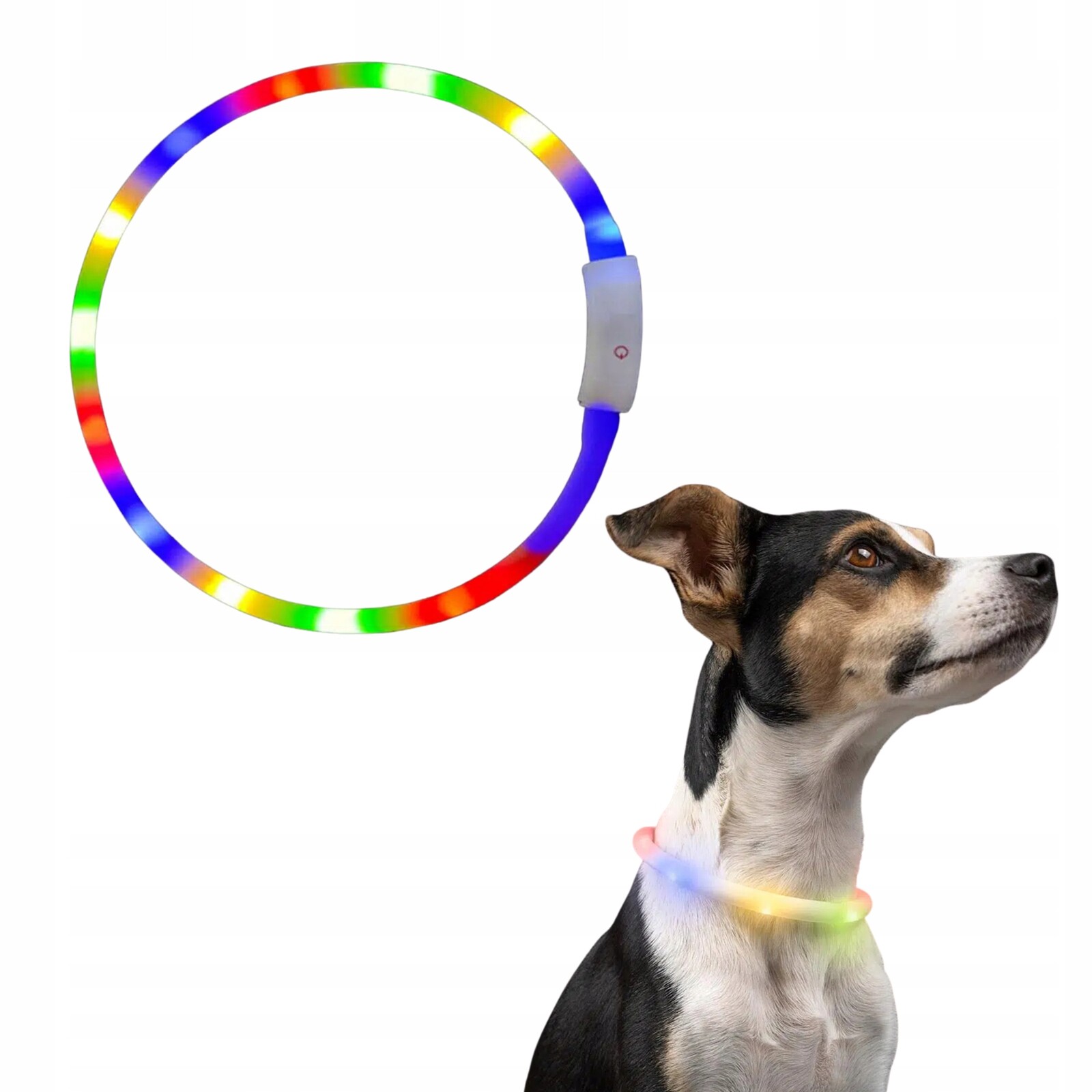 Silikonový svítící obojek pro psa Prisma X