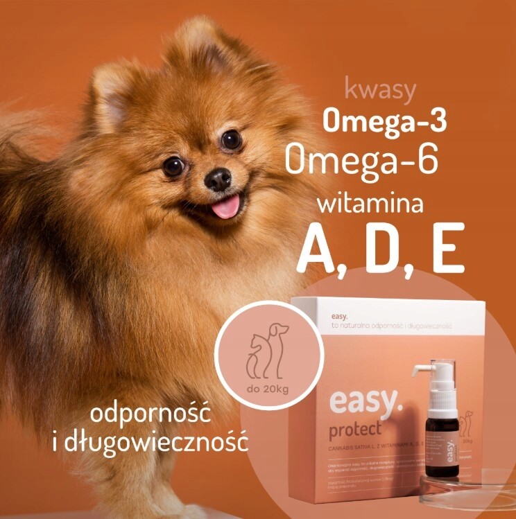 Easy. Konopný olej pro psy a kočky Protect do 20 kg