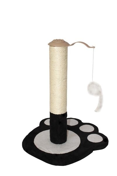 Škrabadlo pro kočky stromek tlapka sloupek 42 cm plyšové