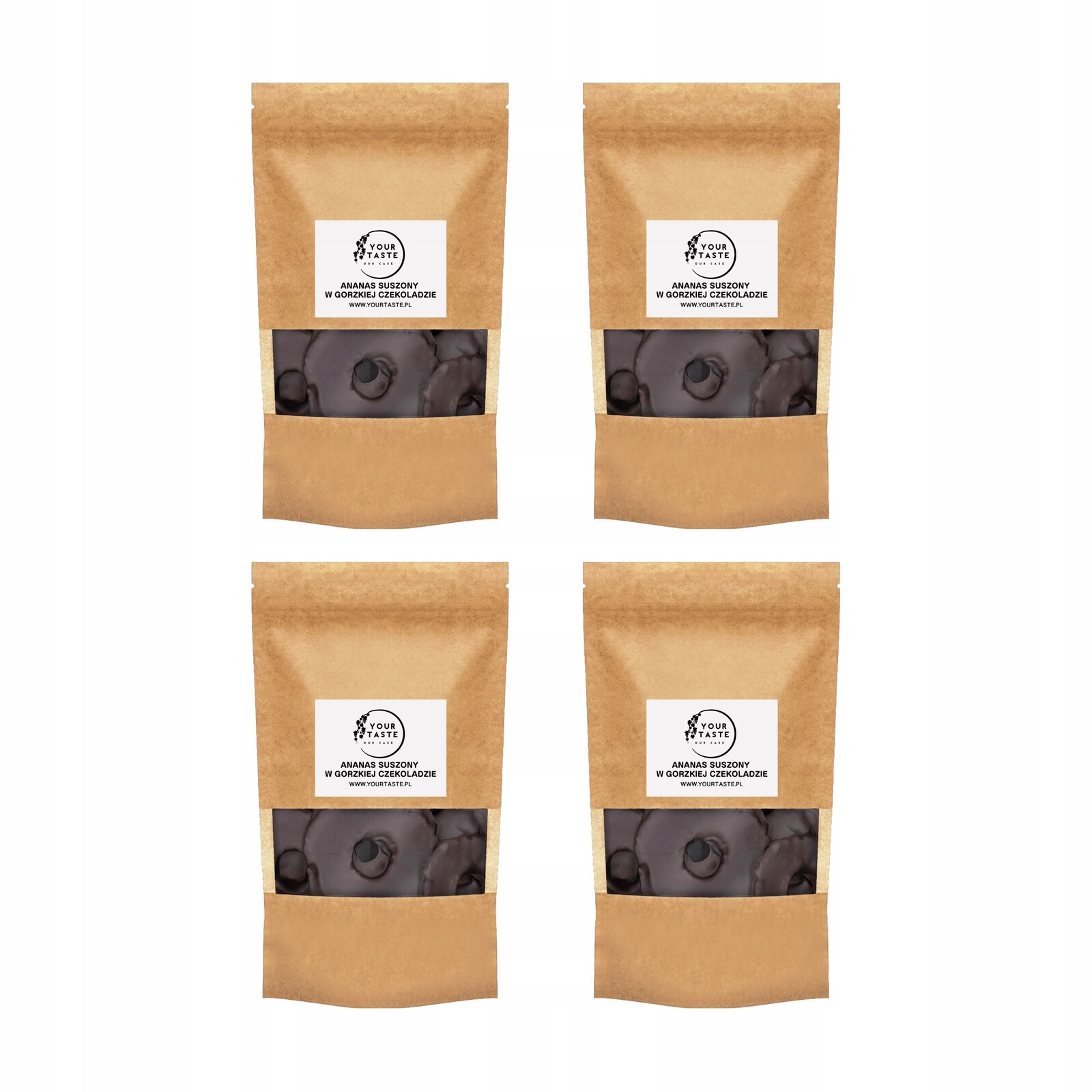 Your Taste Ananas sušený v hořké čokoládě 1 kg
