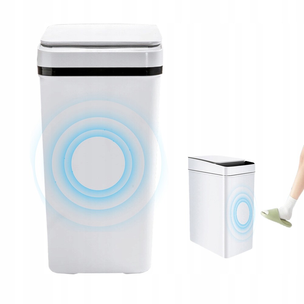 Bezdotykový Automatický Odpadkový Koš 12 L Snadné Odstraňování Pytlů Na Odpadky