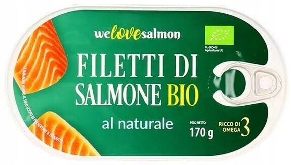 Filé v přírodním nálevu Bio 170 g/100 g We Love Salmon