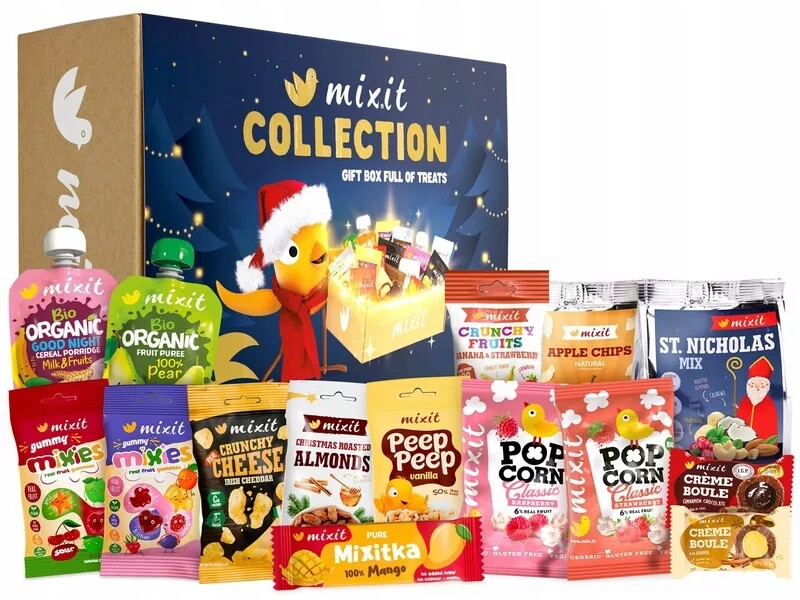 Mixit Krabička plná dobrot, sladko-slaných chutí, Vánoční edice