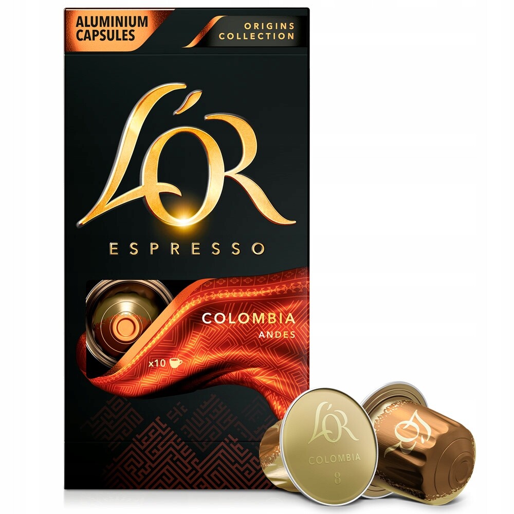 Kapsle Nespresso L'or Espresso Colombia Andes 10 ks