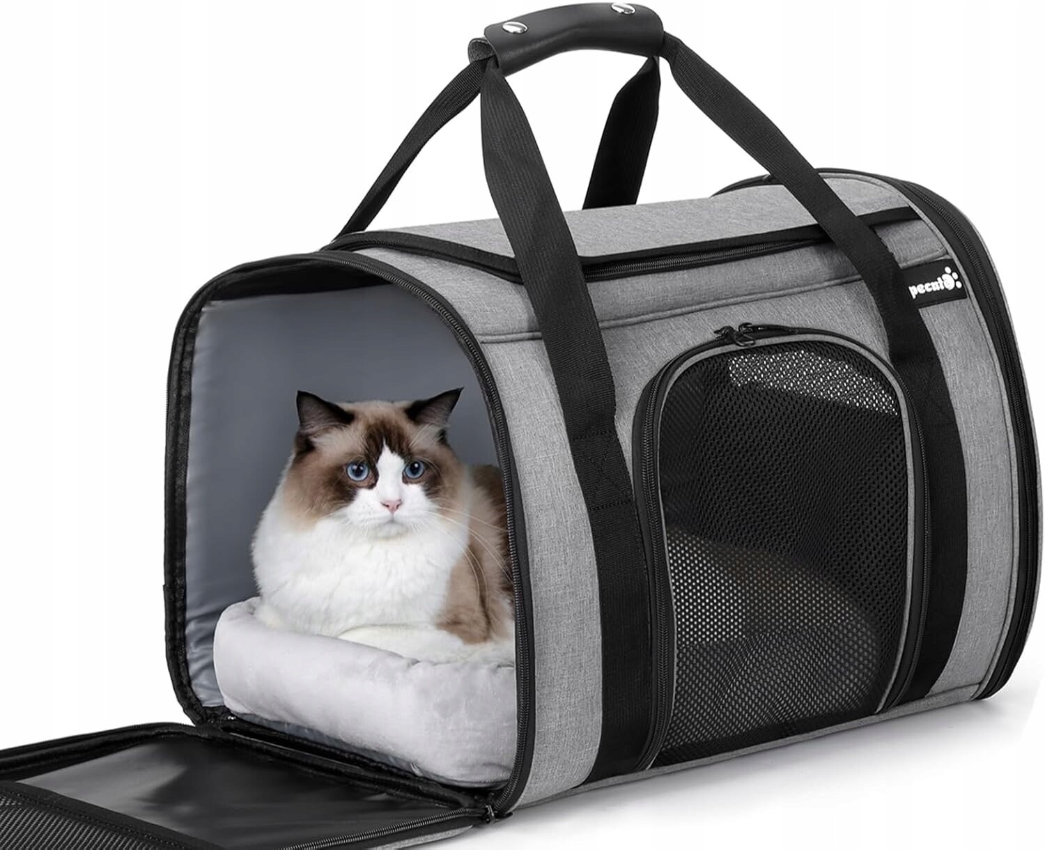 Přepravka Přenosná taška Pro Kočky psa Měkké Pelíšek uvnitř