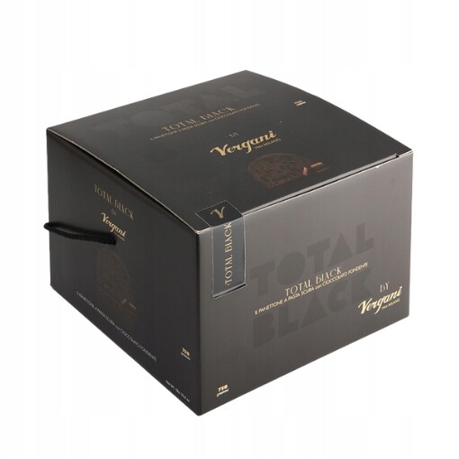 Vergani Total Black – italská bábovka 750 g