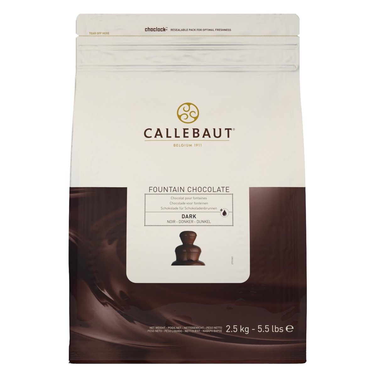 Callebaut Čokoláda do fontány dezertní 2,5 kg