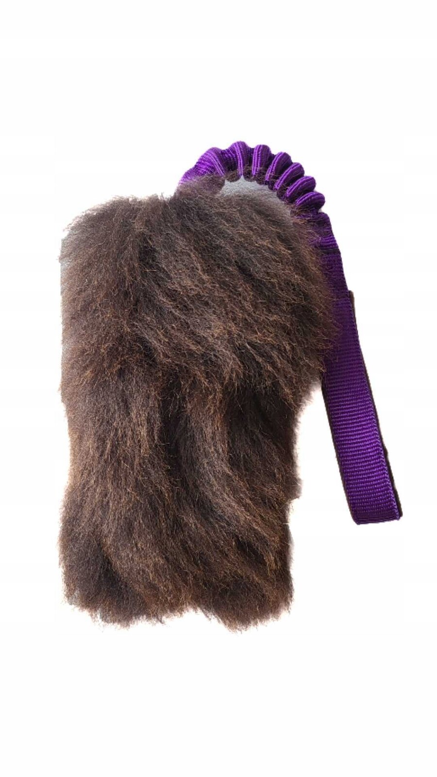 Přetahovadlo pro psa přírodní Ovce Zayma s tlumičem tmavý barva: fialová