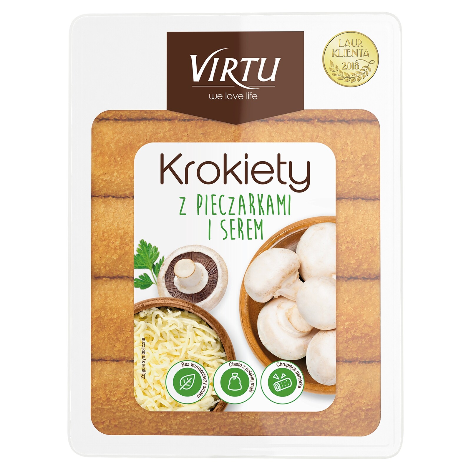 4 x Krokety s žampiony a sýrem Virtu 400 g