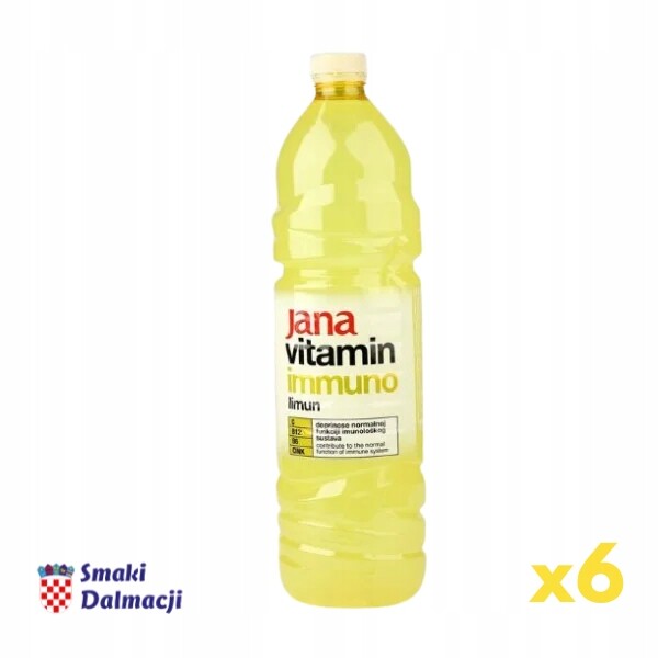 Vitamínový nápoj Immuno s citronovou příchutí 6 x 1,5 l Jana Vitamin