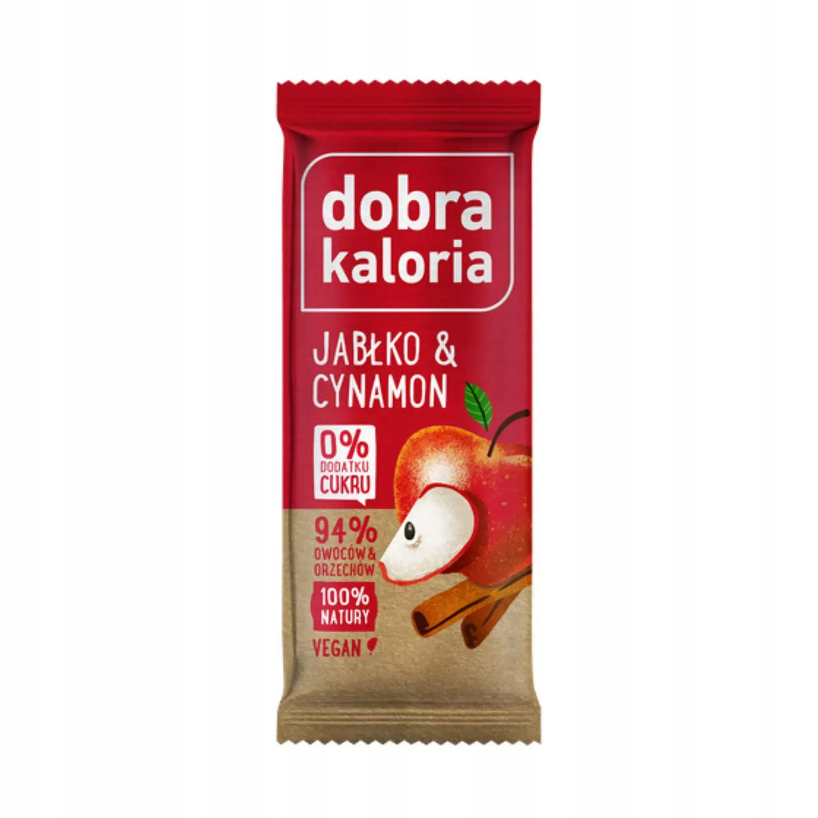 9 x Dobra Kaloria Ovocná tyčinka jablko & skořice 35 g