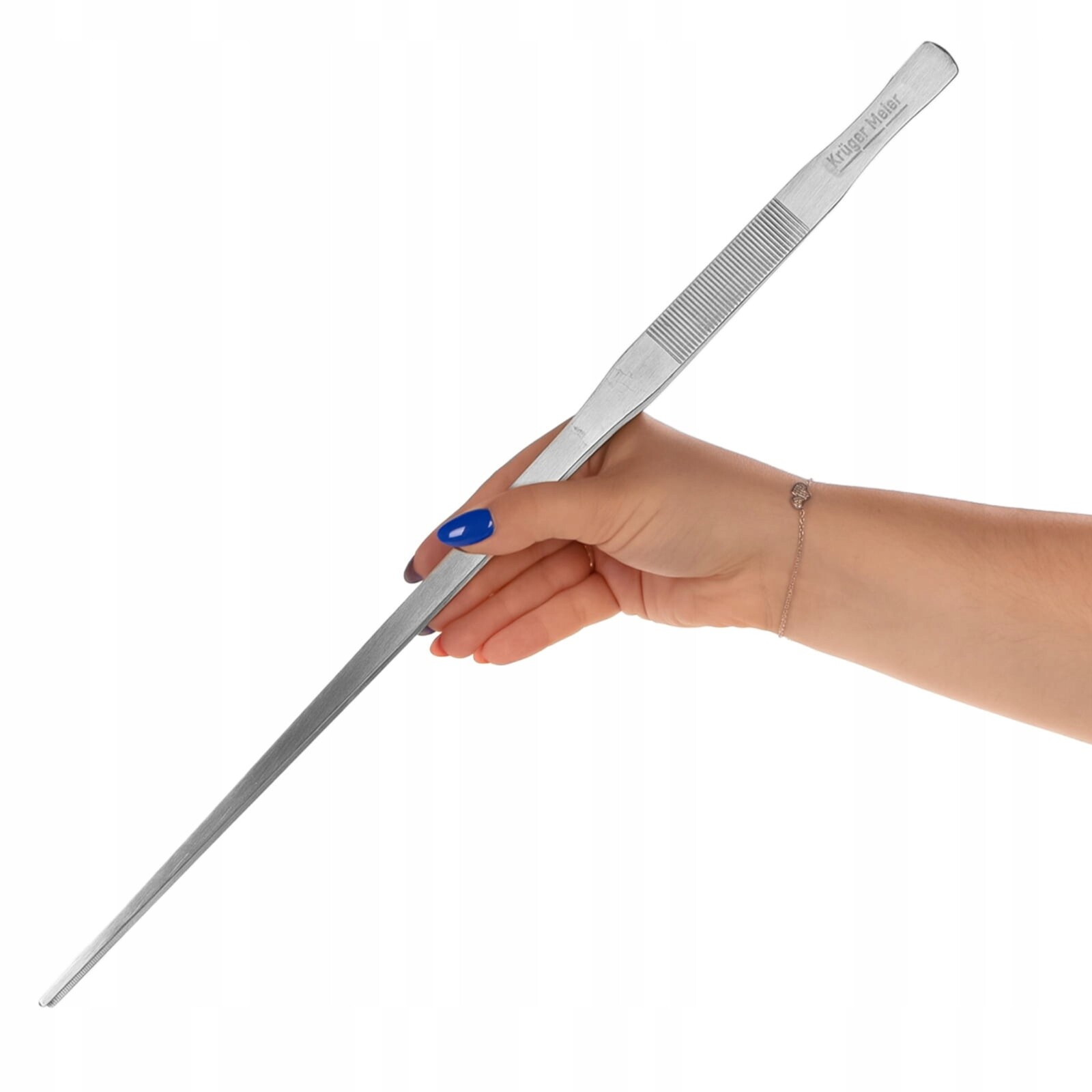Pinzeta rovná 48 cm nerezová ocel pro sázení rostlin v akváriu Kruger Meier