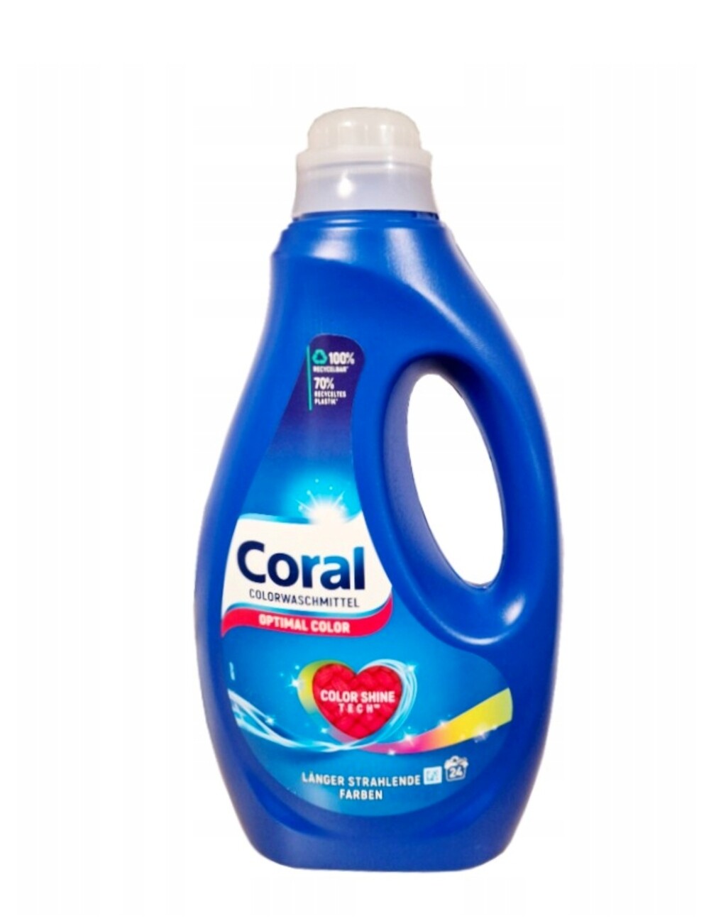 Tekutý prací prostředek na barevné prádlo Coral 1,2 l