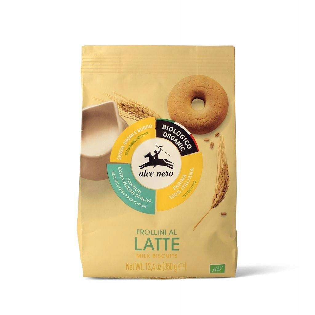 Mléčné Sušenky Bio 350 g Alce Nero