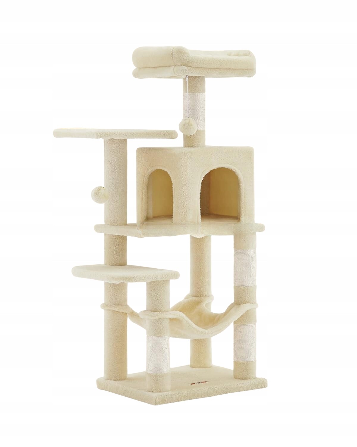 Škrabadlo Pro Kočky Feandrea 112 cm – vysoké, odolné, s pelíškem