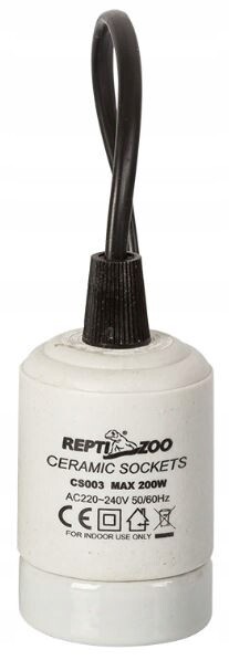 Objímka Repti-Zoo Rz Objímka s kabelem CS003