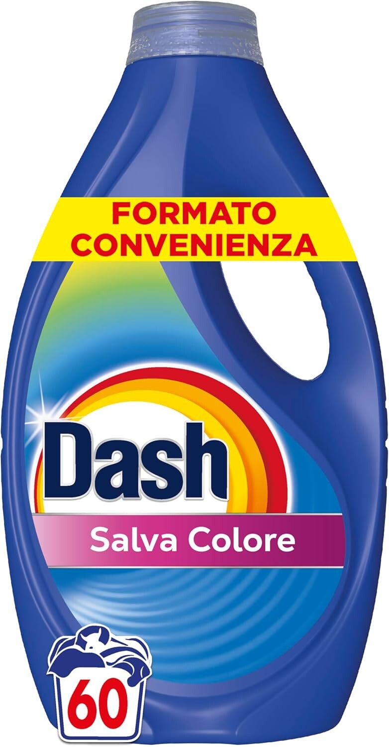 Tekutý prací prostředek Dash Salva Colore na barvu 60 praní 2700 ml
