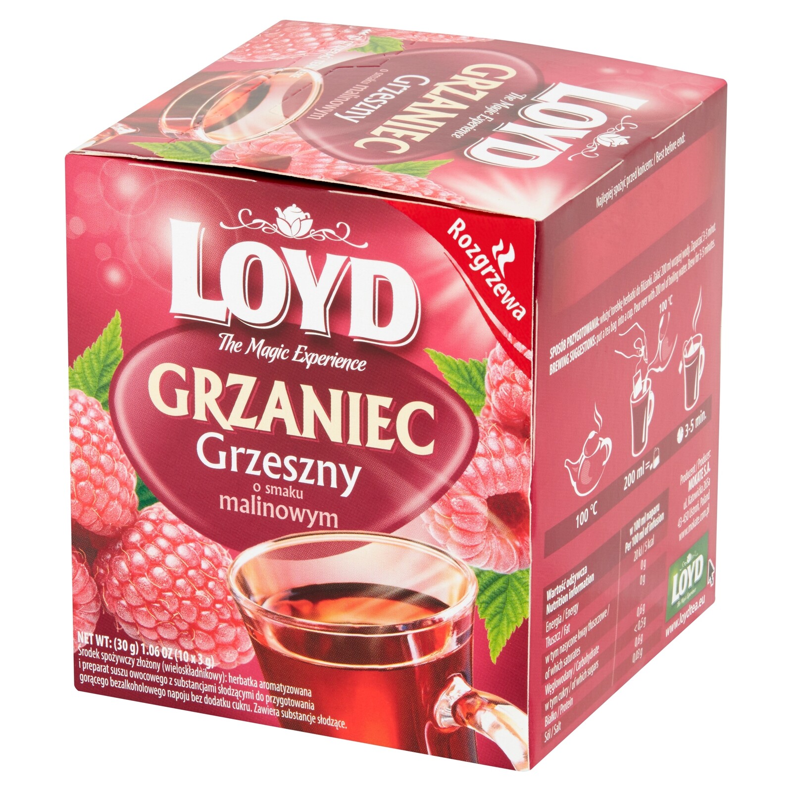 13X Loyd Tea Grzaniec Malinový EX10